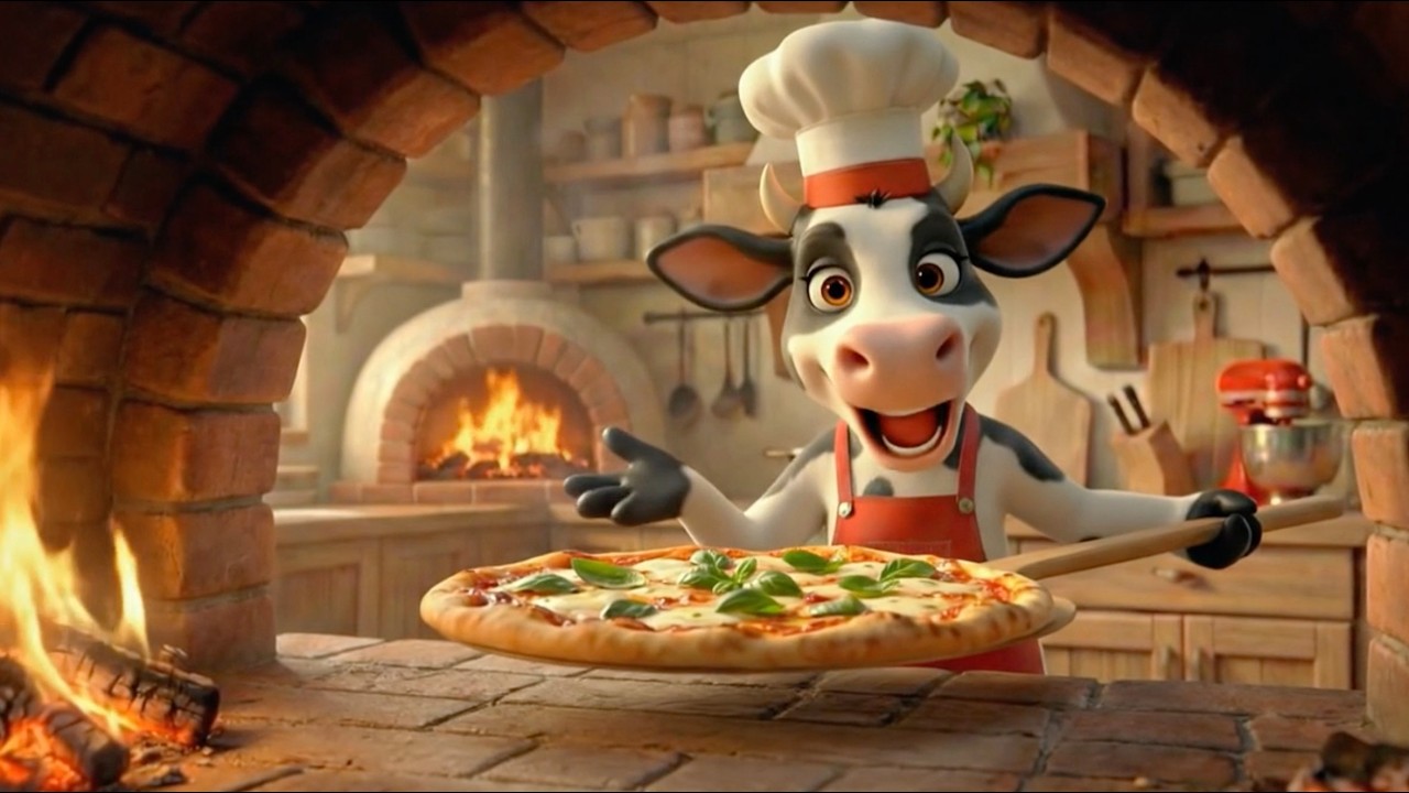 👩‍🍳🐄 Bella in Cucina: La Pizza Più Muu-buona che c’è! Pizza Margherita