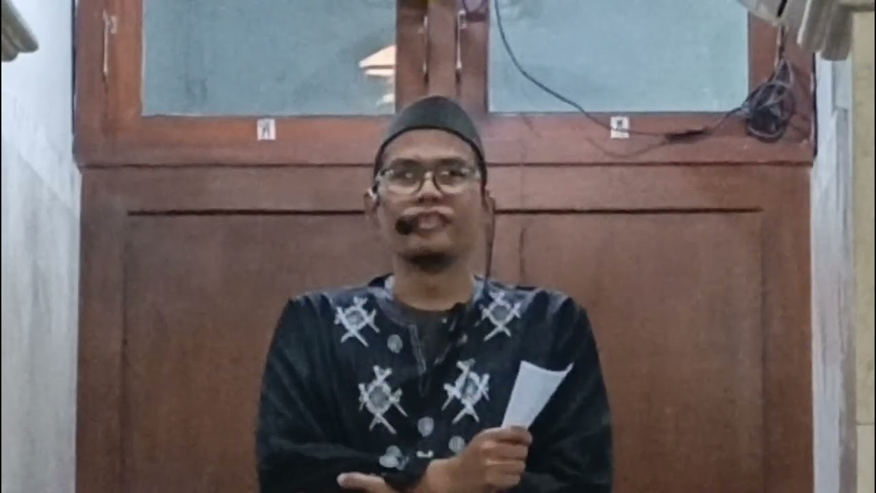 23 Februari 2026, kultum taraweh oleh ust Anom Anggoro Seto, S.Sn
