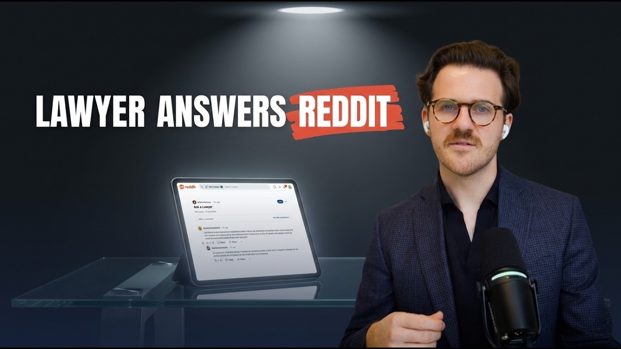 Real Estate Lawyer Answers Reddit Questions (Toronto, Ontario)