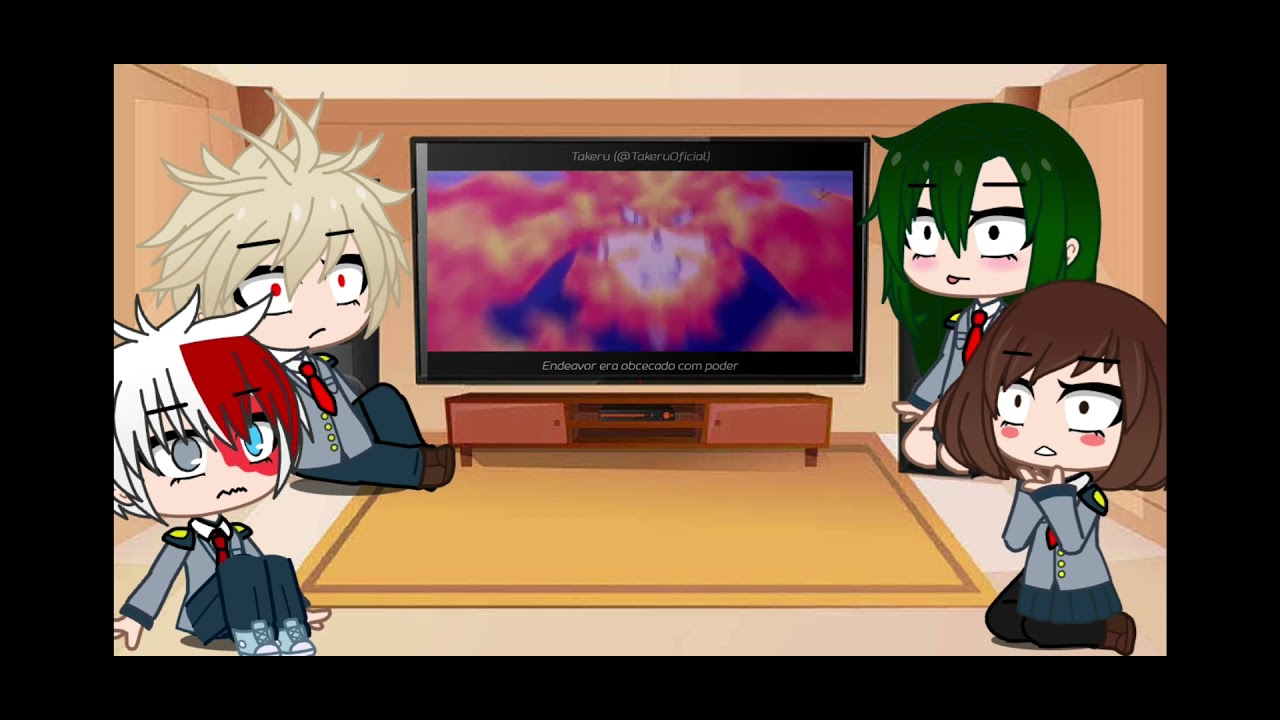 🥦~Bnha reagindo ao rap do DABI (gacha club) ~🥦 izuku Midoriya ~🥦🥦~olhar descrição~🥦
