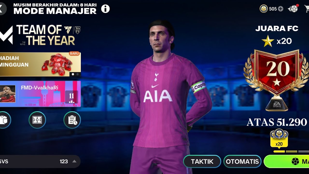 BEST TACTICS MANAGER MODE FC MOBILE BINTANG 20 