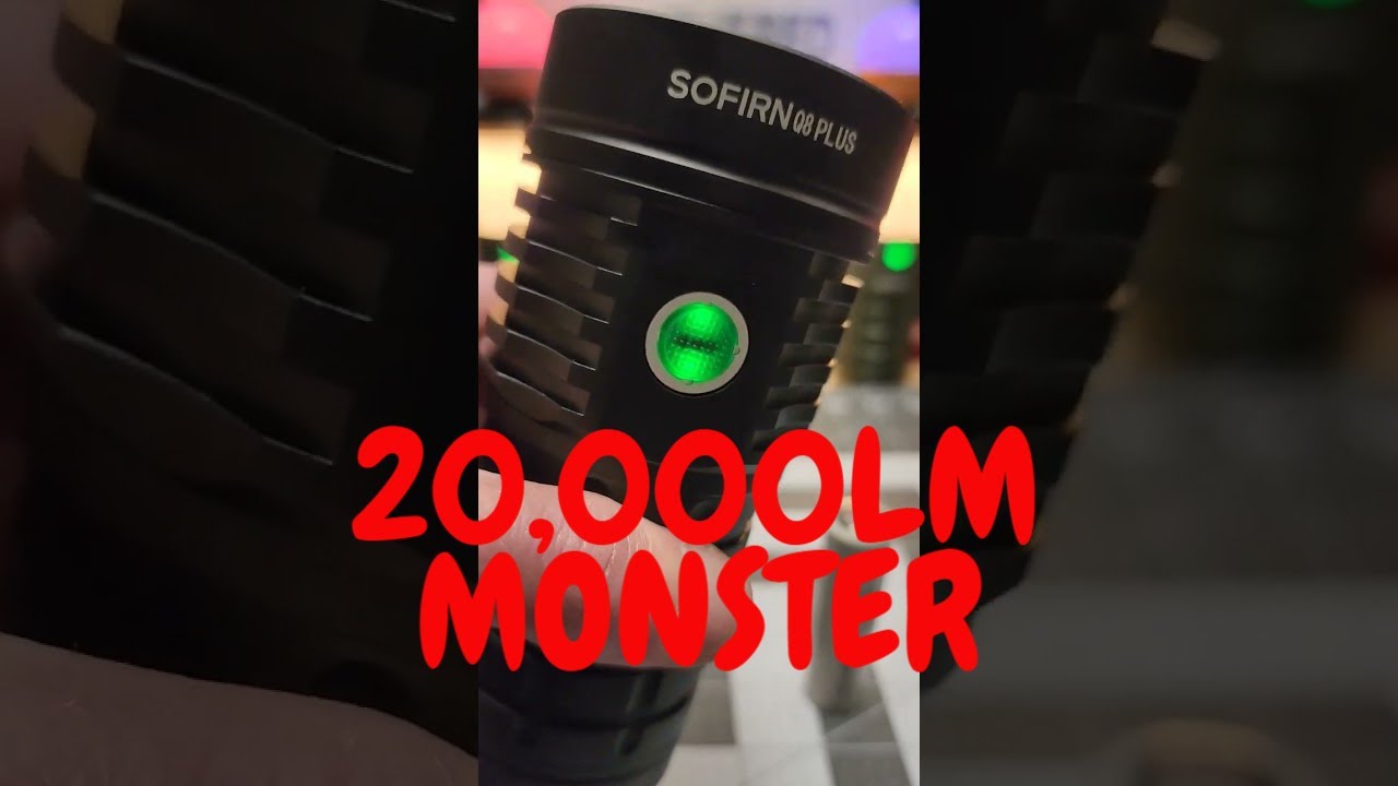 20 000 lm MONSTER SOFIRN Q8 PLUS 6 diod LED XHP50.2 z 3 diodami MOLICEL P45B