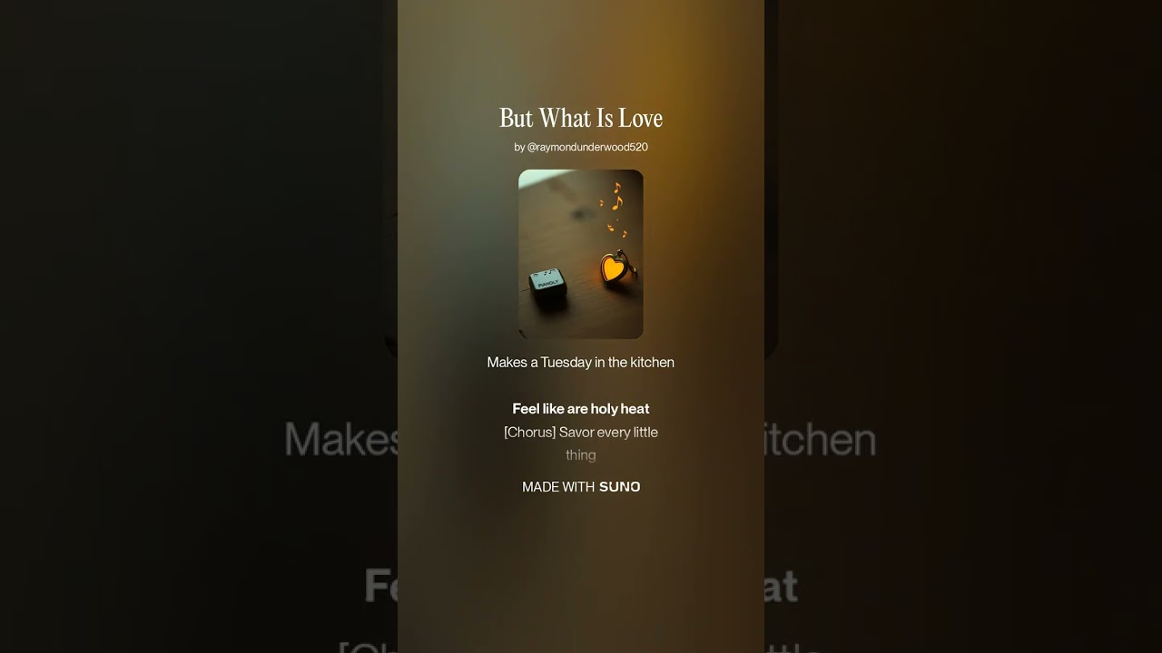 But What Is Love