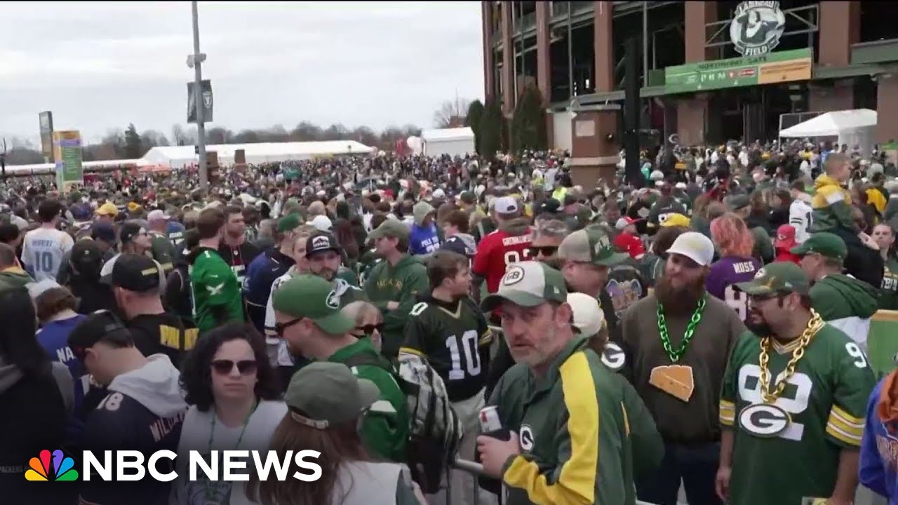 NFL Draft kicks off in Green Bay spotlighting historic Lambeau Field