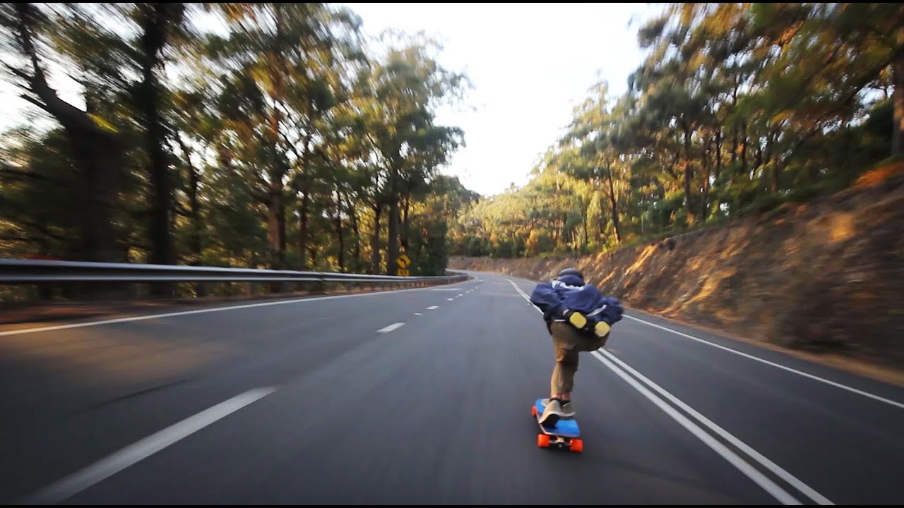 Skating an Australian Highway with Max Vickers
