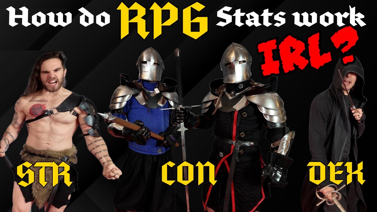 How do RPG Stats work in an IRL Sword Fight?