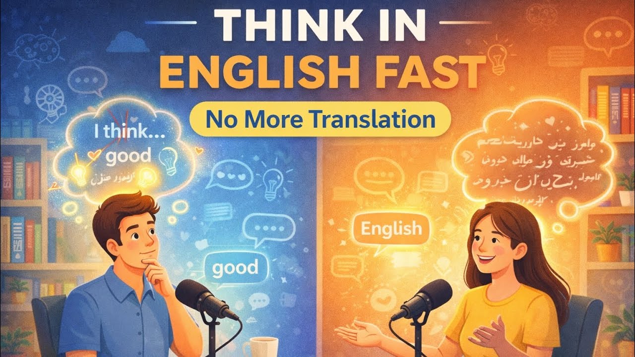 How to Think in English INSTANTLY | No More Translation | Beginner's Guide
