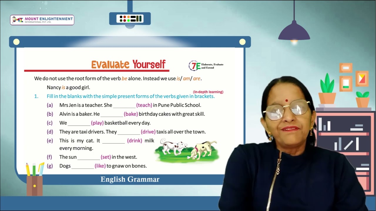ENGLISH GRAMMAR, CLASS 4, CHAPTER 13
