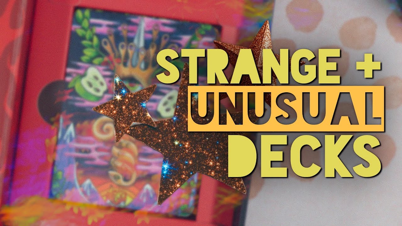 My Weird and Wonderful Tarot Decks #StrangestDecks