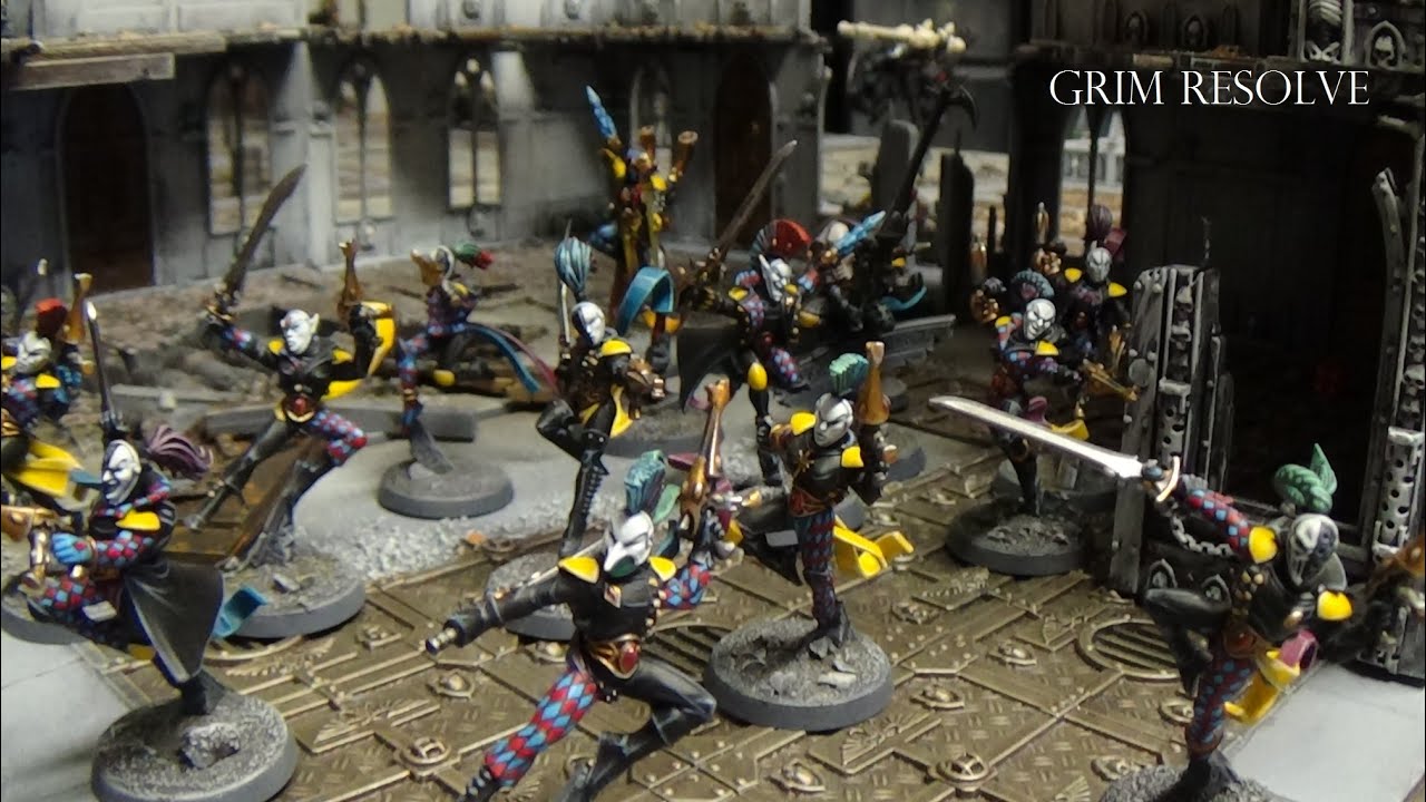 Eldar/Harlequins vs Renegades of the Lost and Damned 1850pts 40k