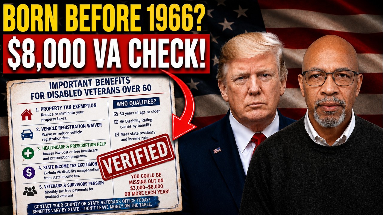 Disabled Veterans Over 60? 5 Free State Benefits &mdash; Claim Your Missing $8,000 VA Check