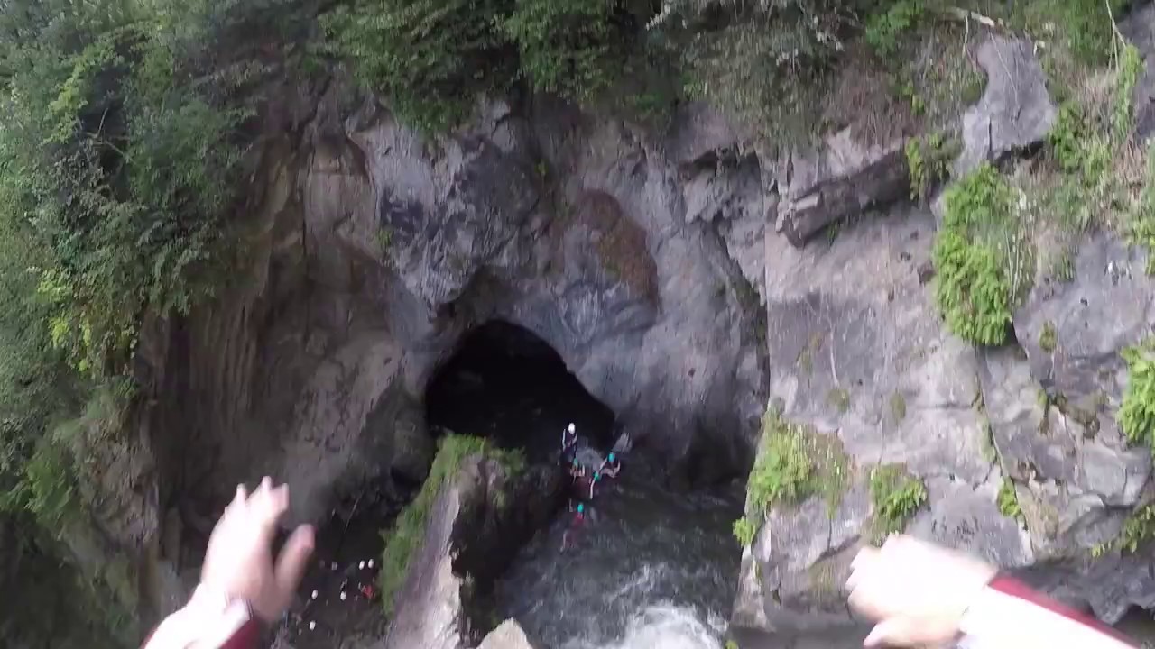 Canyoning at Area 47 - Jump 14 meters.