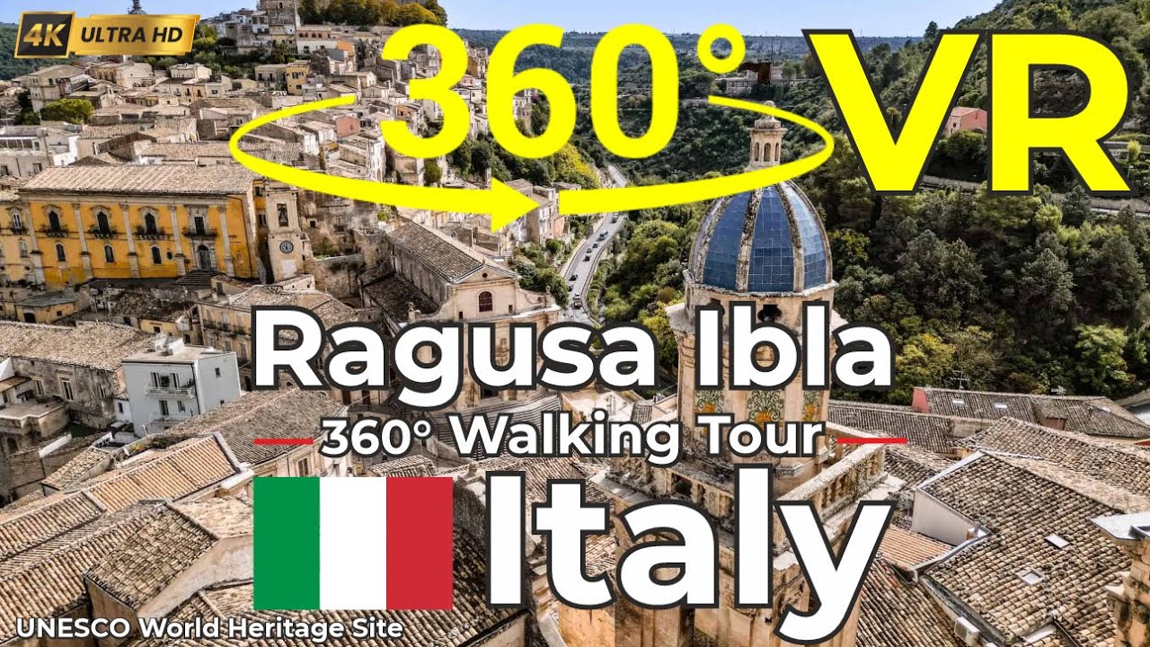 🇮🇹 Ragusa Ibla, Italy | 360° Walking Tour Through Sicily’s Baroque Old Town