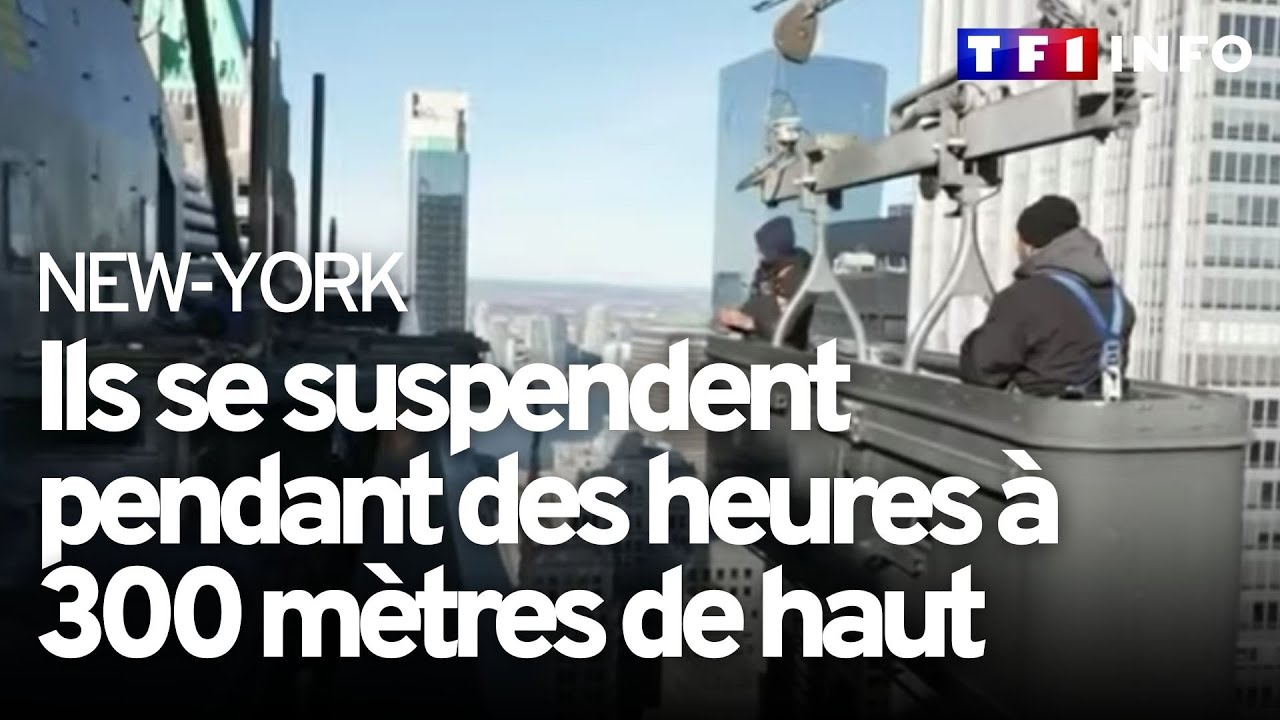 &Agrave; 300 m&egrave;tres de hauteur : le courage vertigineux des laveurs de vitres new-yorkais