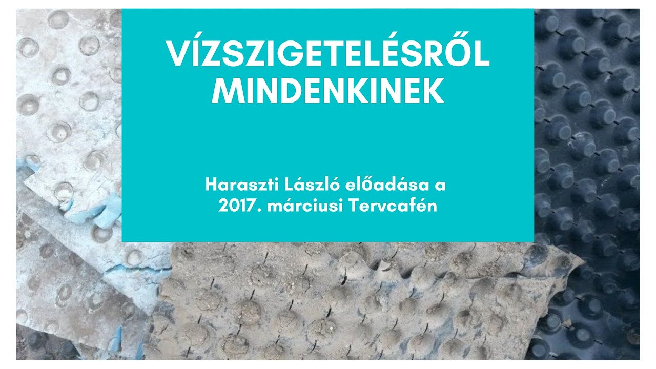 Vízszigetelésről mindenkinek
