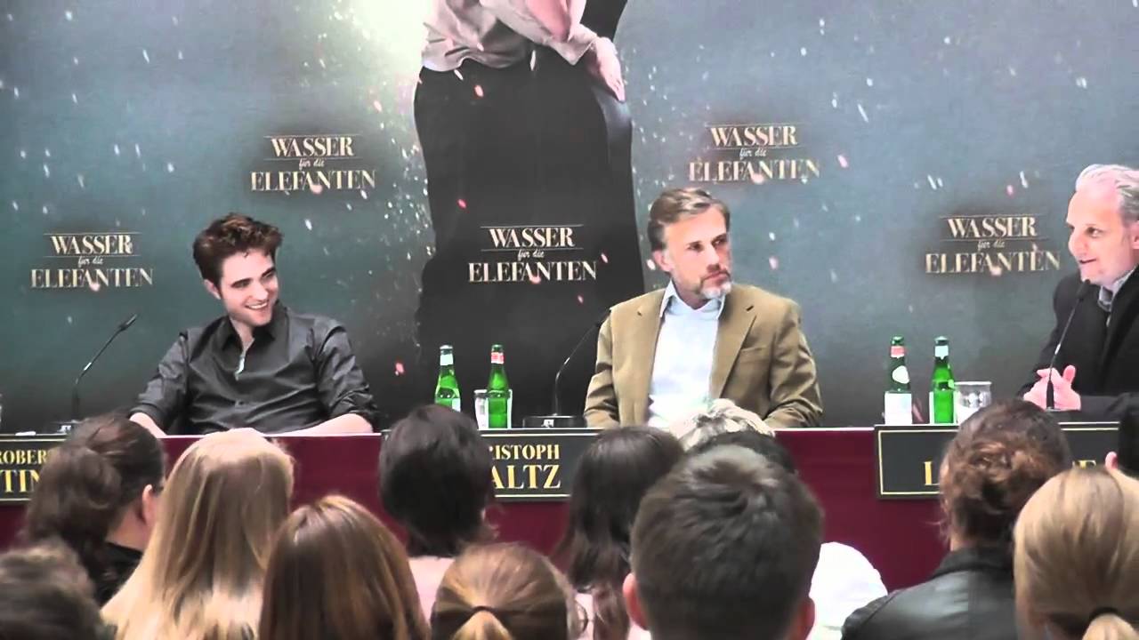 Robert Pattinson & Christoph Waltz - Water For Elephants Berlin Press Conference (Pt.3)