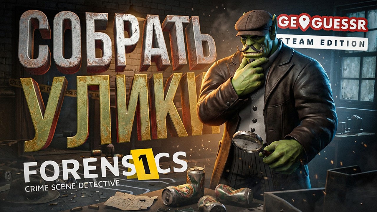 [Forensics: Crime Scene Detective + GeoGuessr] НАСТОЯЩАЯ КРИМИНАЛИСТИКА И ДЕТЕКТИВ ГЕОЛОКАЦИЙ