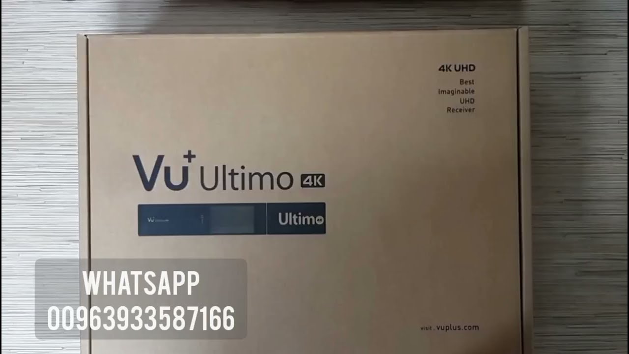 Vu+ Ultimo 4K - Satellite Receiver FBC UHD DVB-2x with PVR and Enigma2
