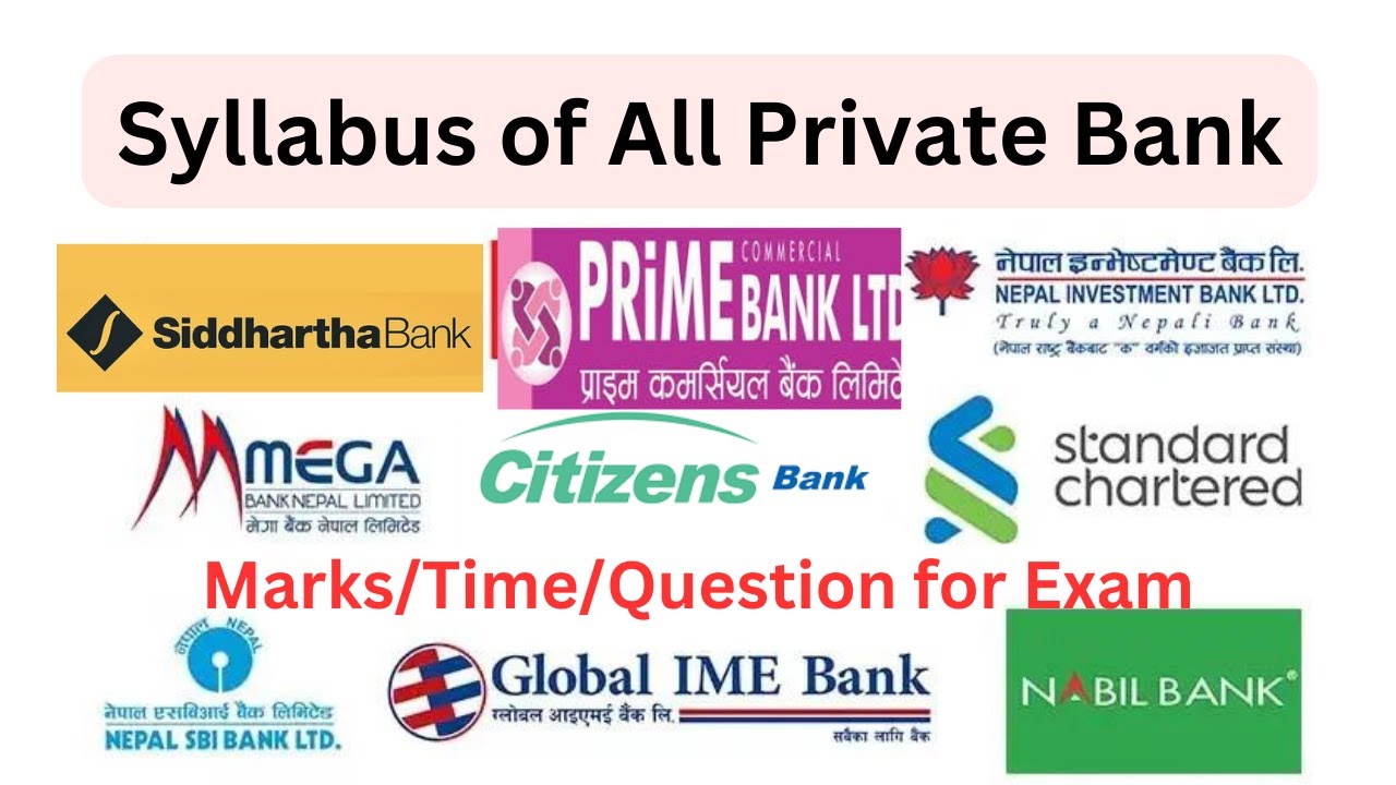 Private Bank Syllabus and Question || Junior Trainee Assistant ||Management Trainee || #banking