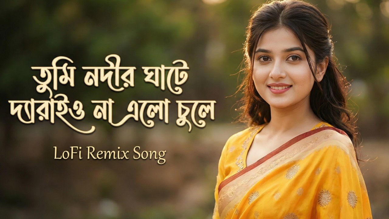 তুমি নদীর ঘাটে দারাইও না এলো চুলে | Bangla Folk Romantic Song | নদীর পানি উজান চলে
