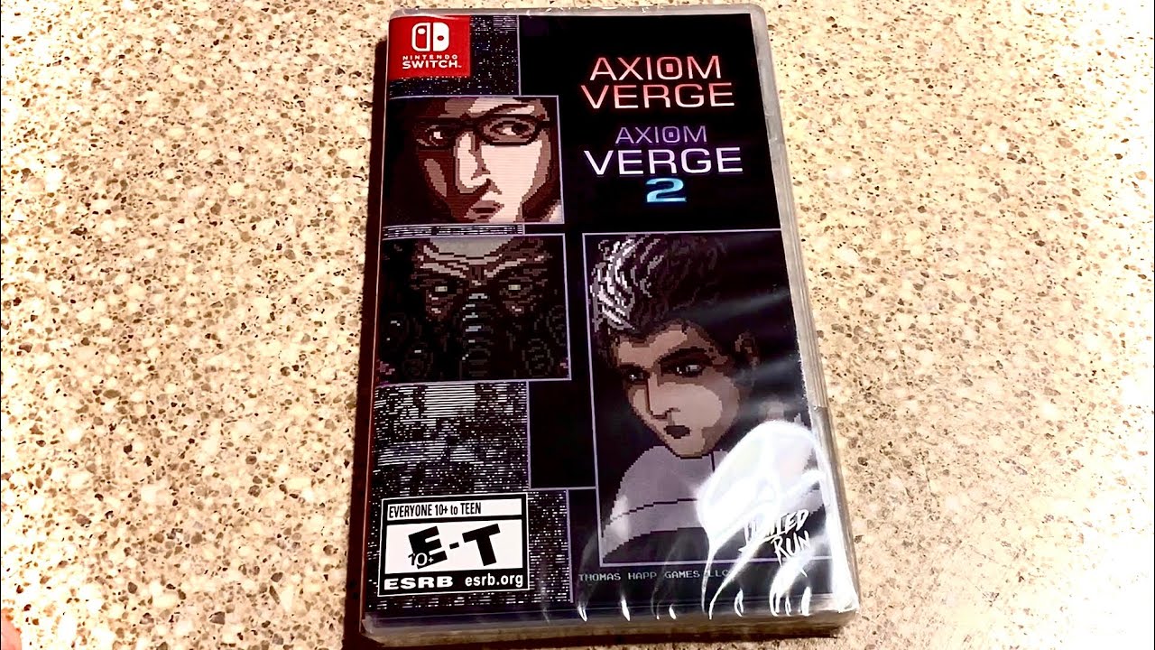 Axiom Verge 1 & 2 Double Pack [Limited Run Games #123] - NINTENDO SWITCH - AMBIENT UNBOXING