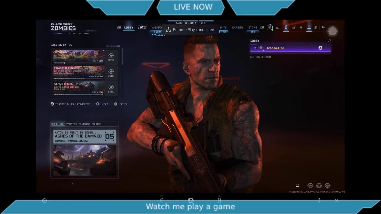 Playing bo7 zombies