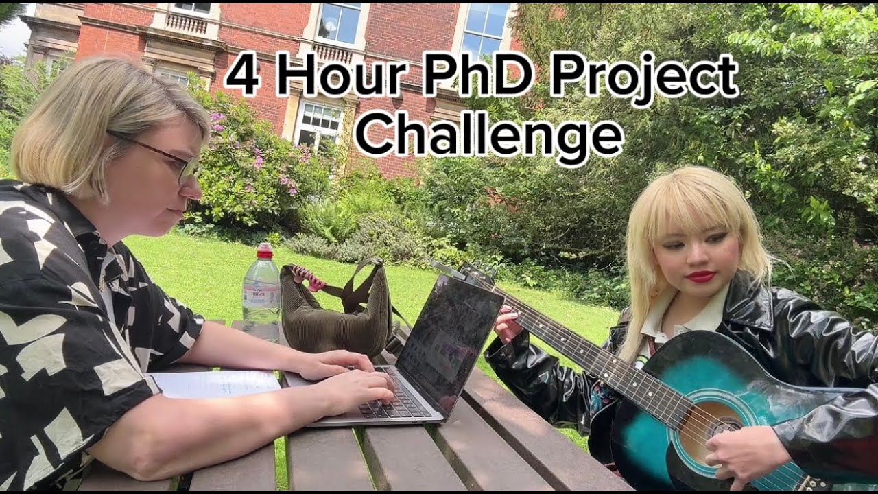 4 Hour PhD Project Challenge | PhD Diary #31