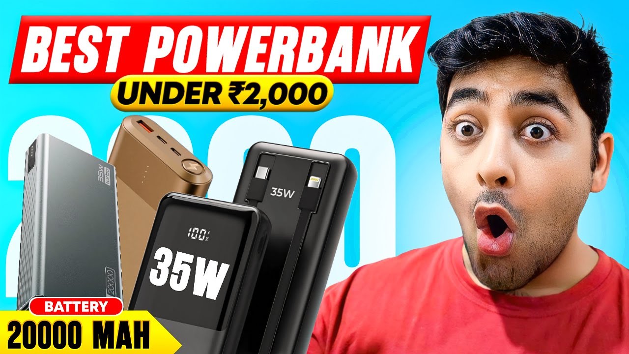 Best PowerBank in India in 2025 | Best 20000 mah 35W Powerbank under 2000