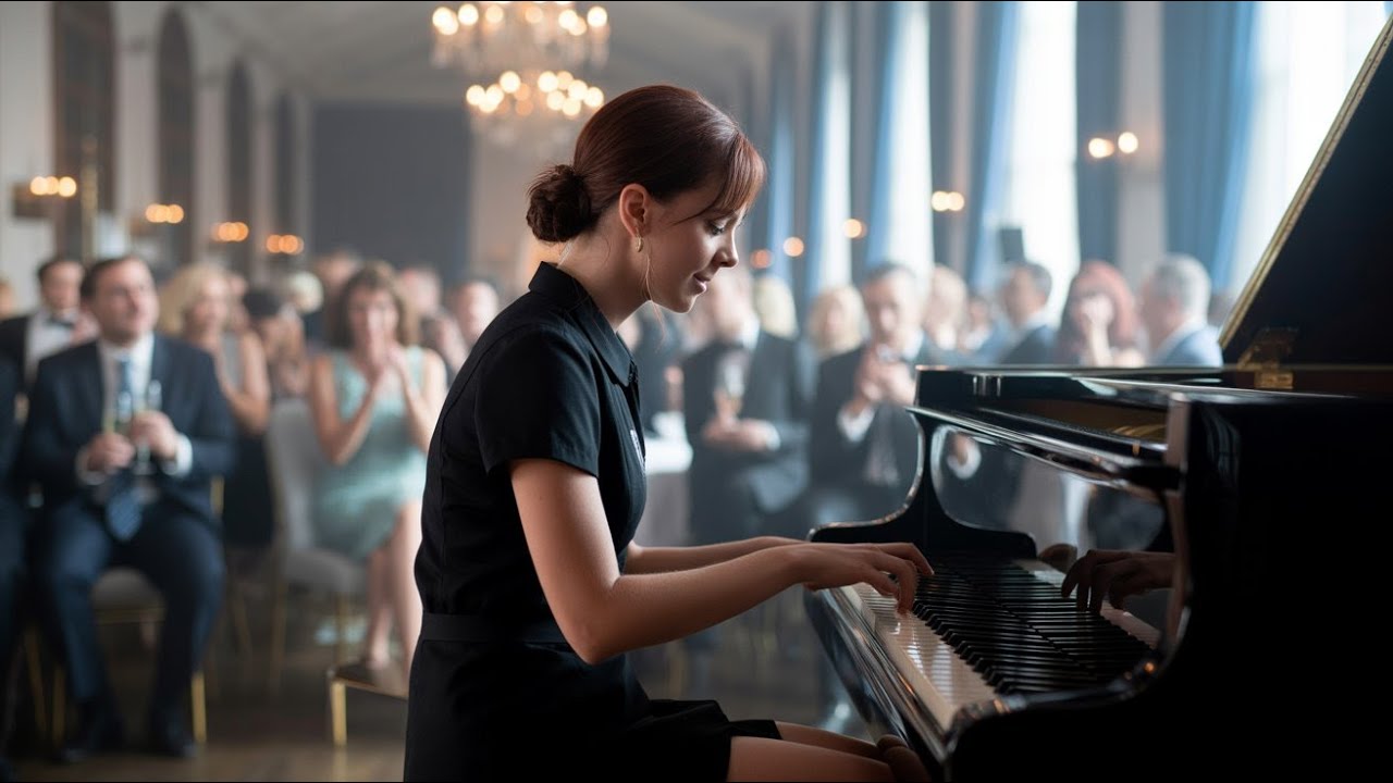 A Waitress Sat at the Piano… and Changed the Mood of the Entire Event