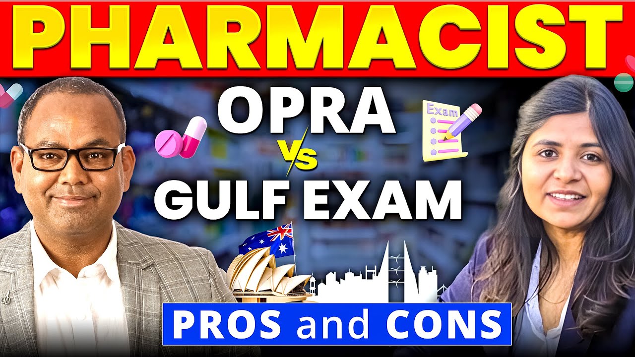 OPRA Vs Gulf Exam for Pharmacist | Pharmacist in Australia | Become a Pharmacist in Gulf Countries