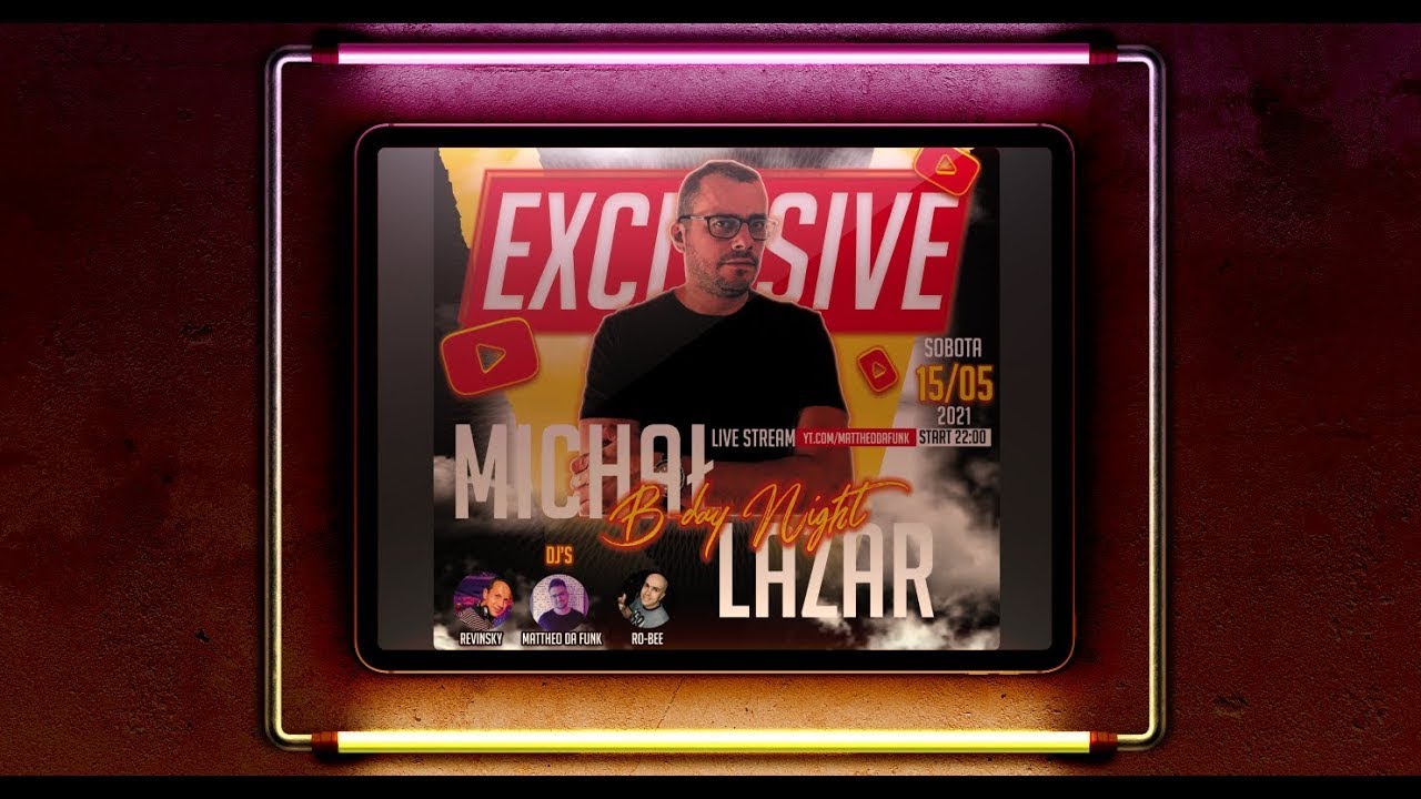 dafunk.tv MICHAŁ LAZAR b-day! / Live Stream 15.05.2021 AFTER