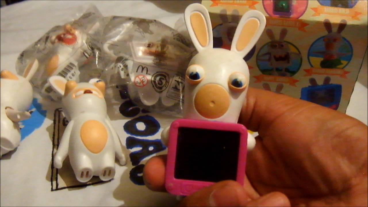 Rabbids Invasion - McDonald´s cajita feliz - colección completa