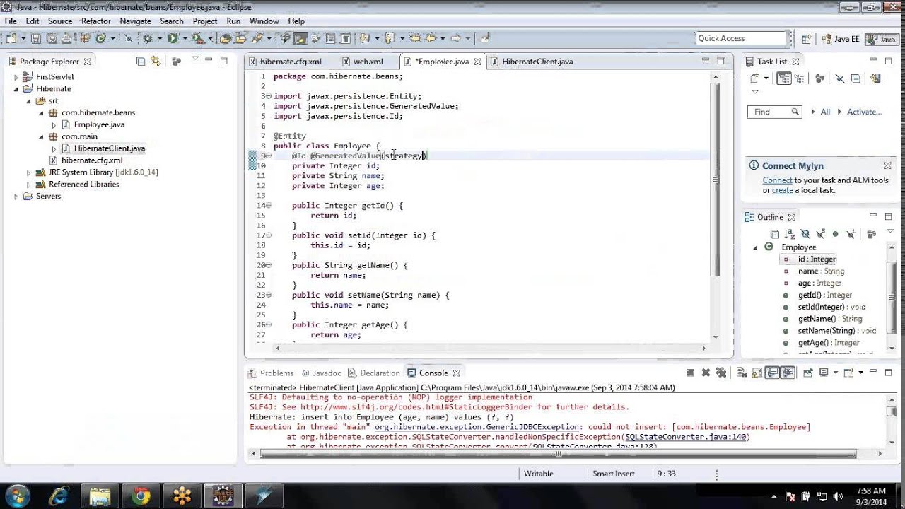 JPA Annotations