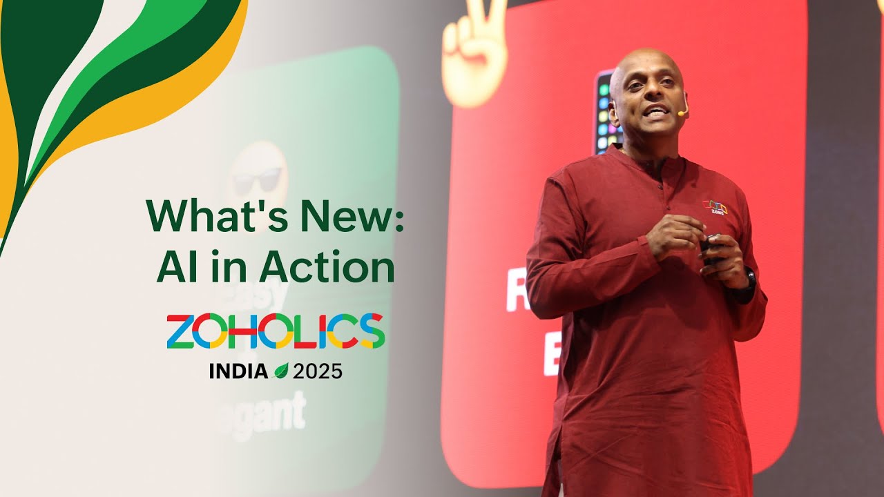 What's New: AI in Action - Rajendran Dandapani | #ZoholicsIndia25