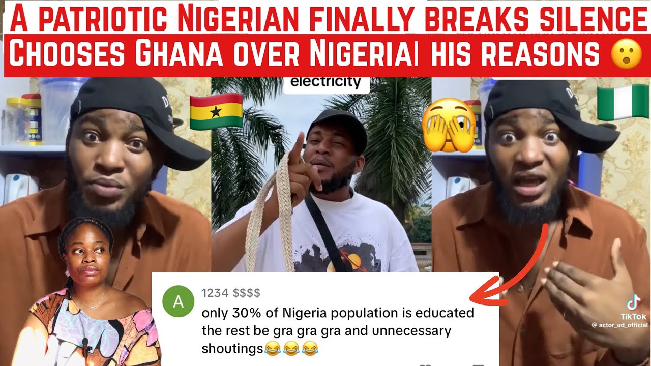 GHANA IS HOME AS A SENSIBLE NIGERIAN CHOOSES GHANA OVER NIGERIA| HIS REASONS ARE….