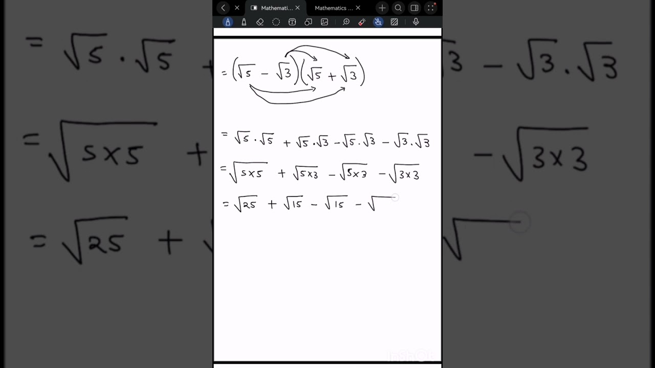 Simplifying surds