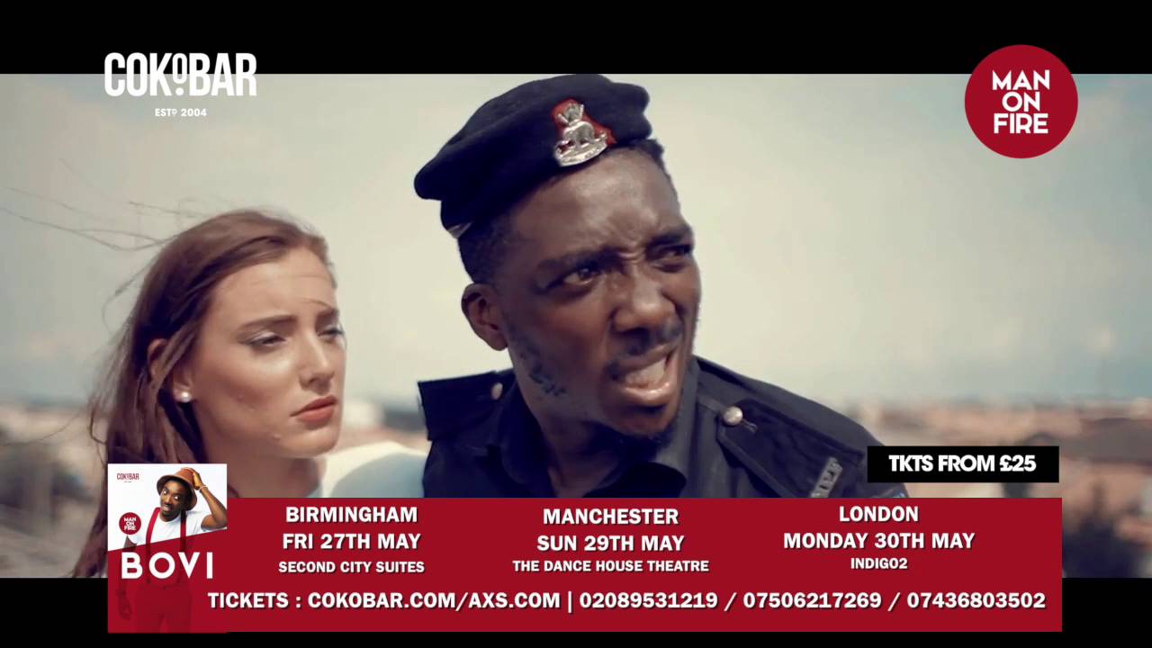 Bovi the Negotiator - @officialBovi  UK Tour .. Get  your tkts guys - Cokobar.com