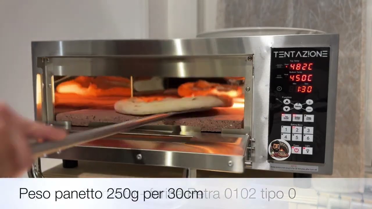 Tentazione MAX 2800w 500°c digital electric pizza oven GT3 neapolitan pizza easy with large floor