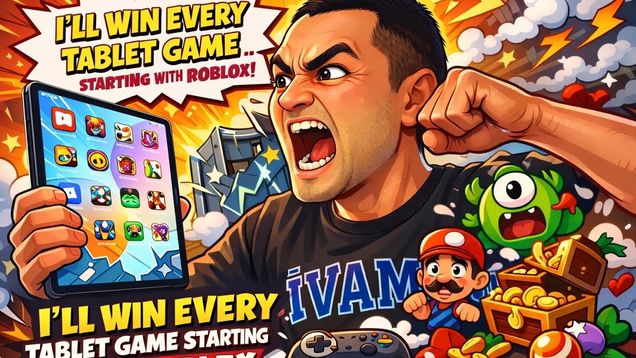 “I’LL WIN EVERY TABLET GAME…”