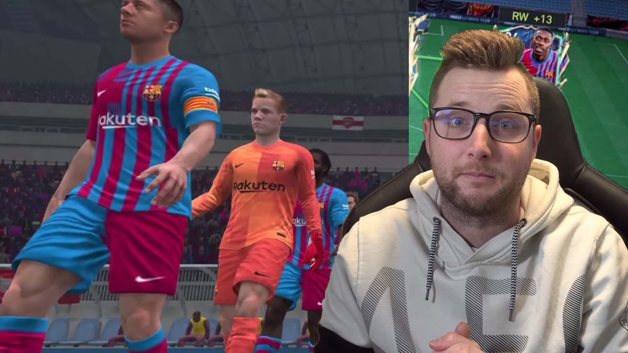 Lewandowski Joins Barcelona and Scores in His First Game! FIFA Mobile 22 Full Barcelona Squad