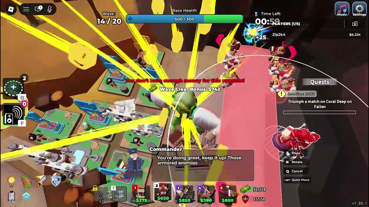 Speed run tds Crossroads easy mode