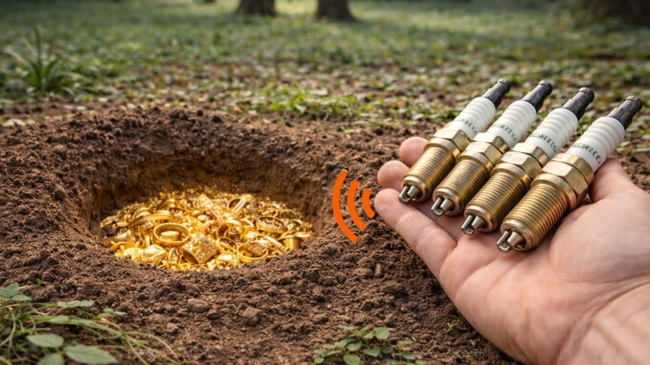 This Spark Plug Found Hidden Treasure Underground…Mind-Blowing