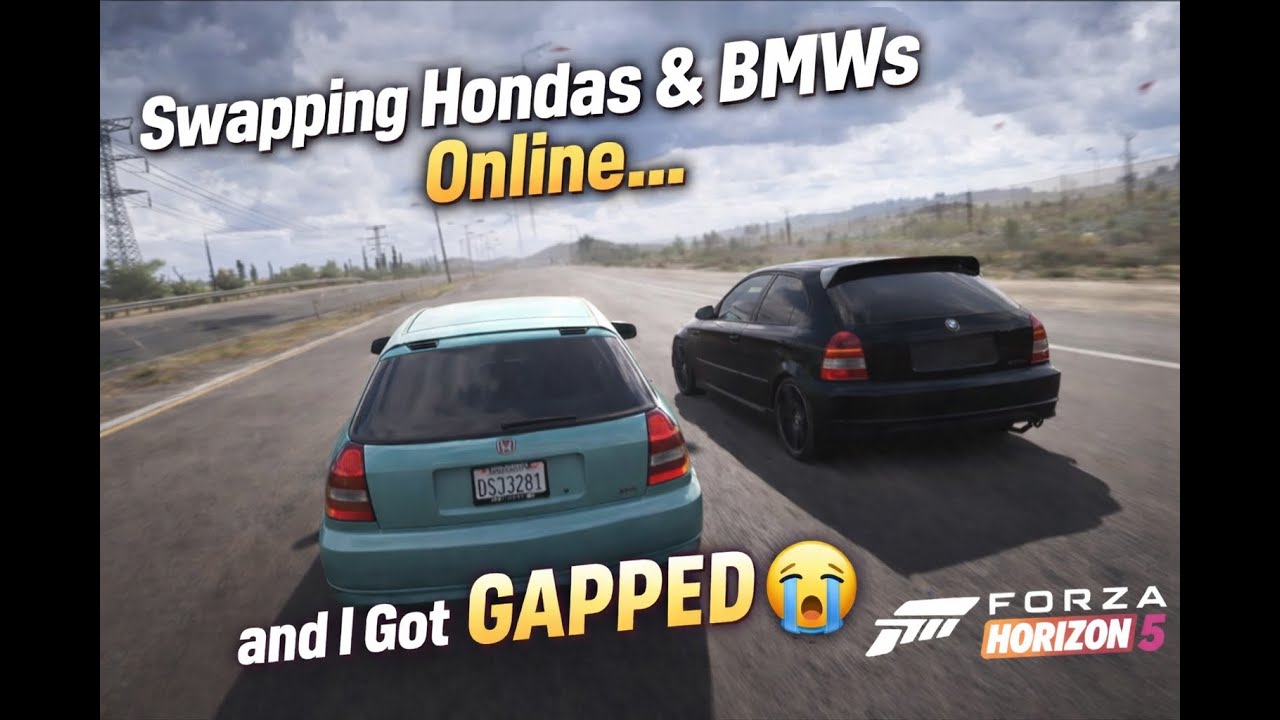 Swapping Hondas & BMWs Online… and I Got GAPPED 😭 | Forza Horizon 5
