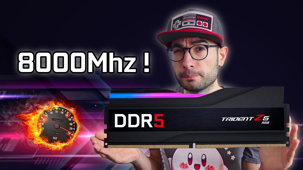 Overclock et Test RAM DDR5 jusqu'à 8000Mhz !