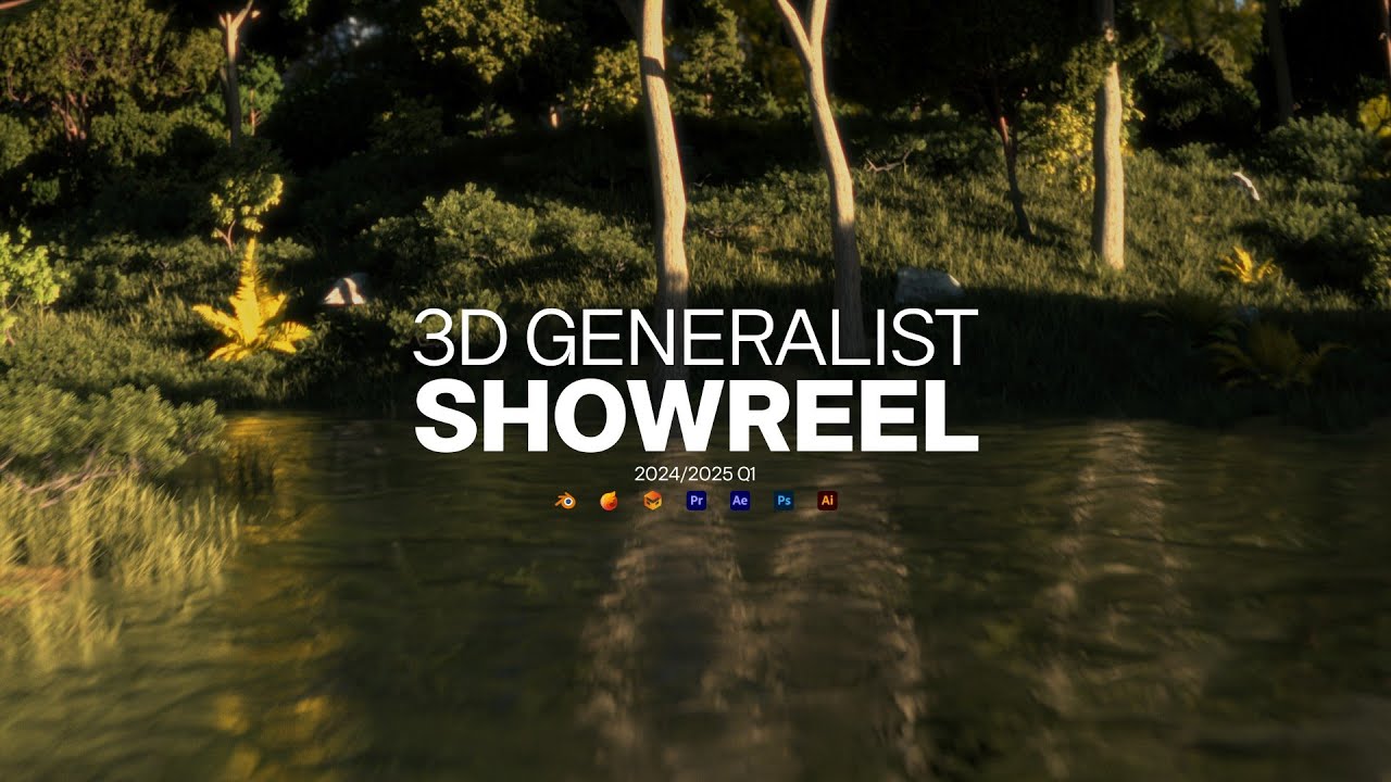 3D Generalist Showreel 2025 | moudee