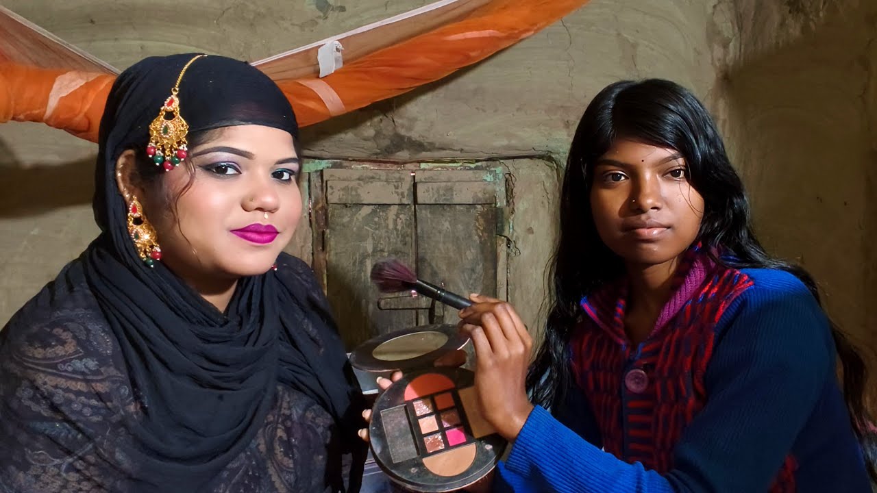 ASMR|| 31st December 2025 Muslim Bridal Reception Party Makeup Doing My Sister (Tingle's) 🫶