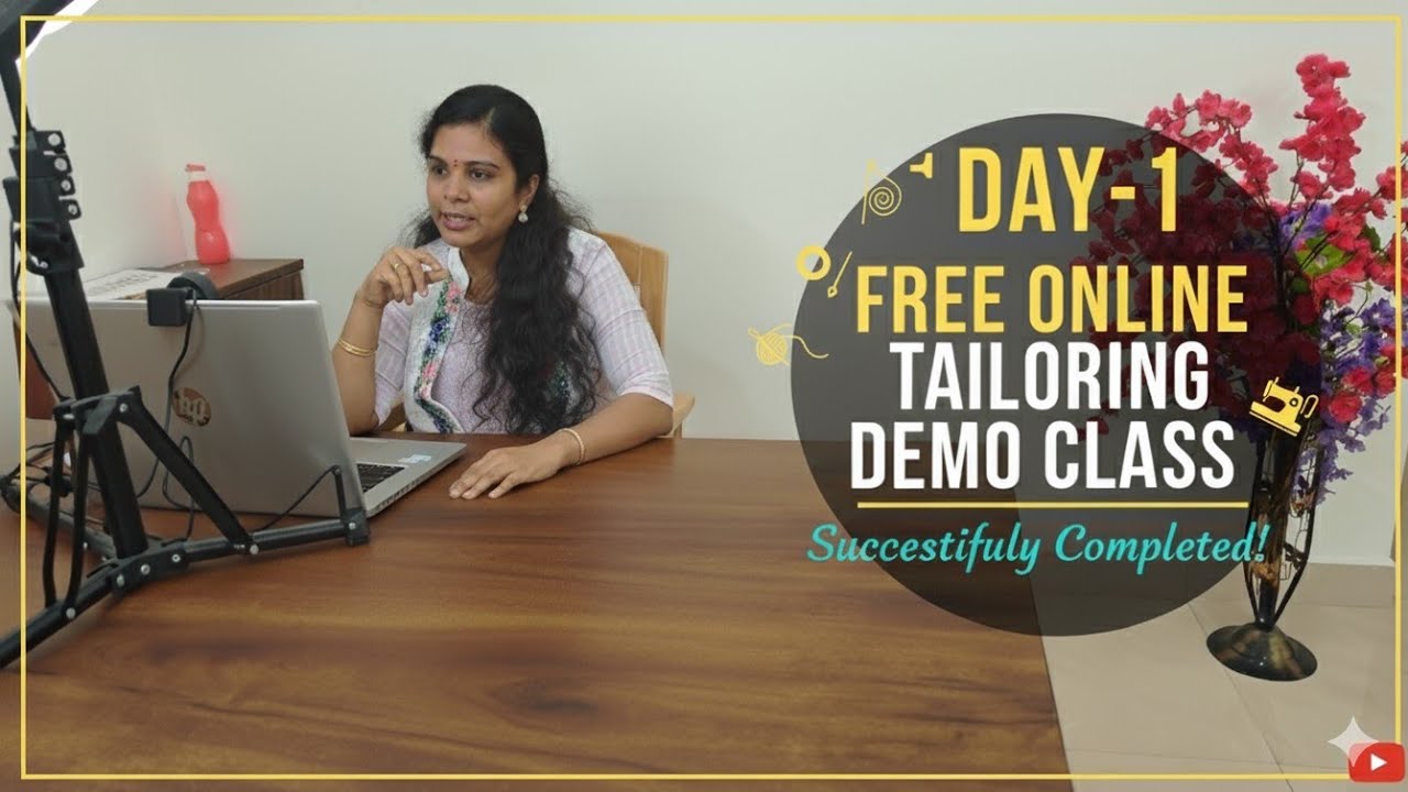 Day-1 Free online tailoring demo class successfully completed #onlinetailoring #tailoringclassess 