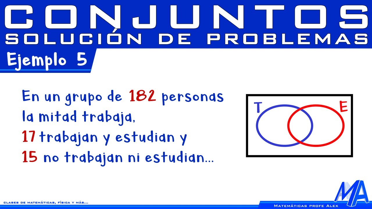 Solución de problemas con Conjuntos | Ejemplo 5