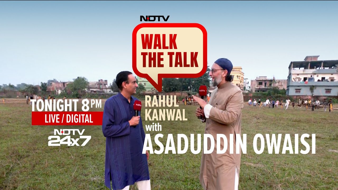 Owaisi LIVE: Bihar Elections From The Ground | Walk The Talk | Rahul Kanwal With Asaduddin Owaisi
