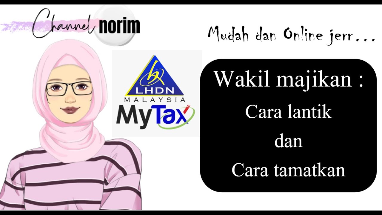 Mytax  Mohon sebagai wakil majikan dan menamatkan